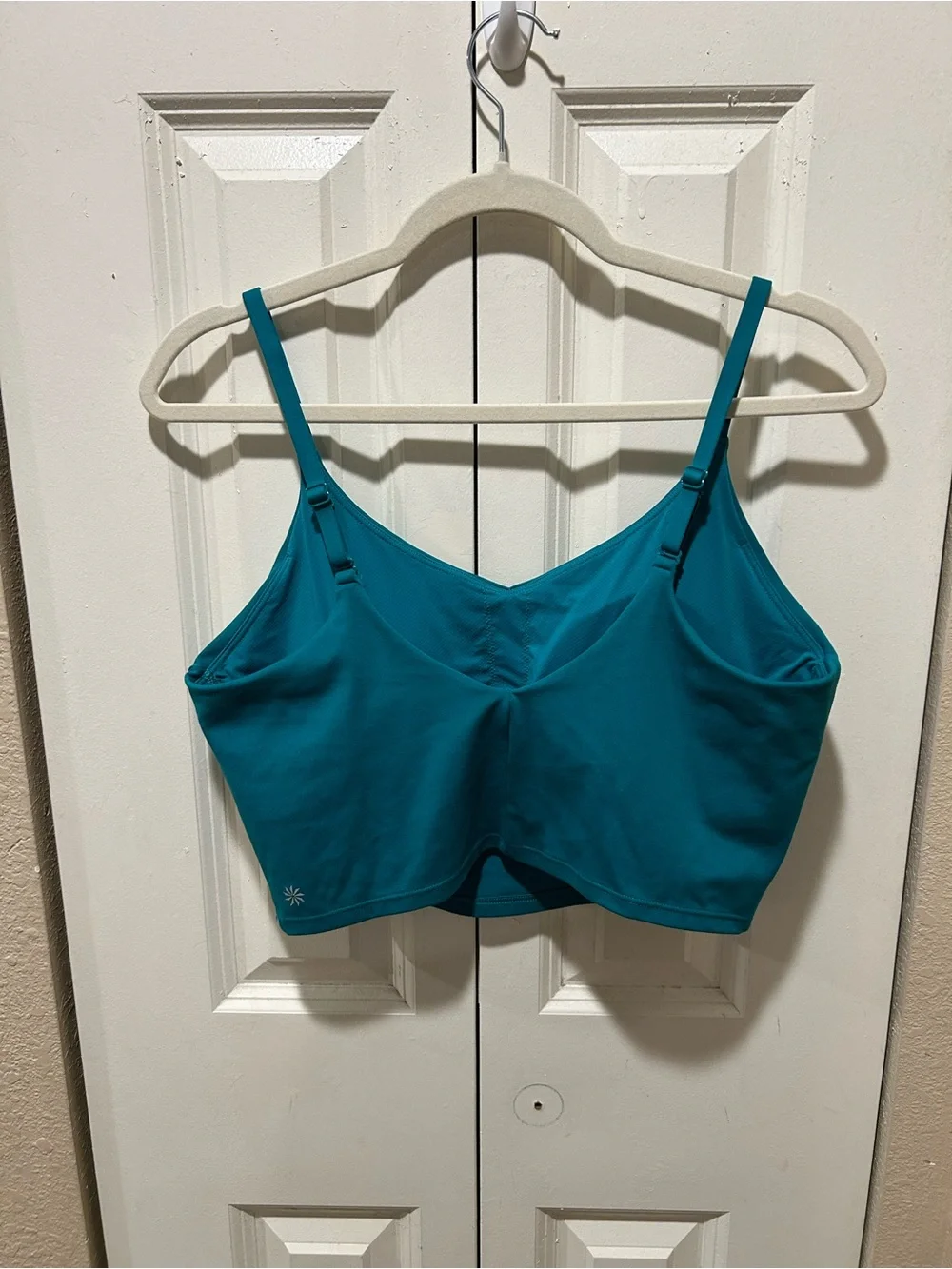 Athleta Tank Top Bra V neck Crop , Large